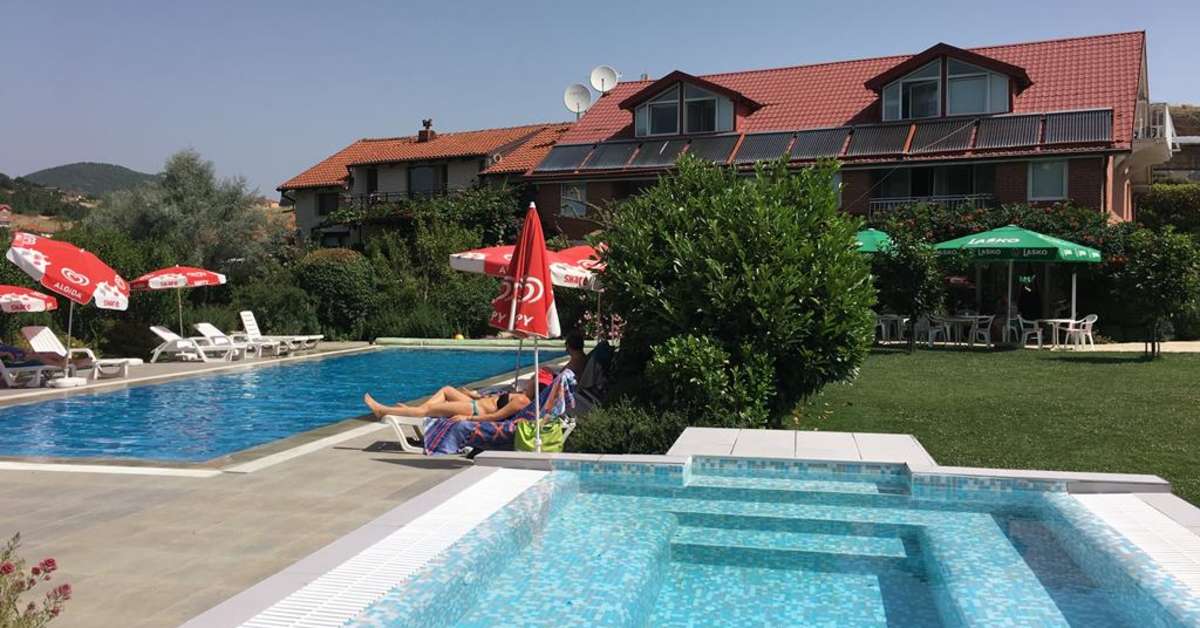 Een foto van het zwembad bij Hotel Oaza Inn