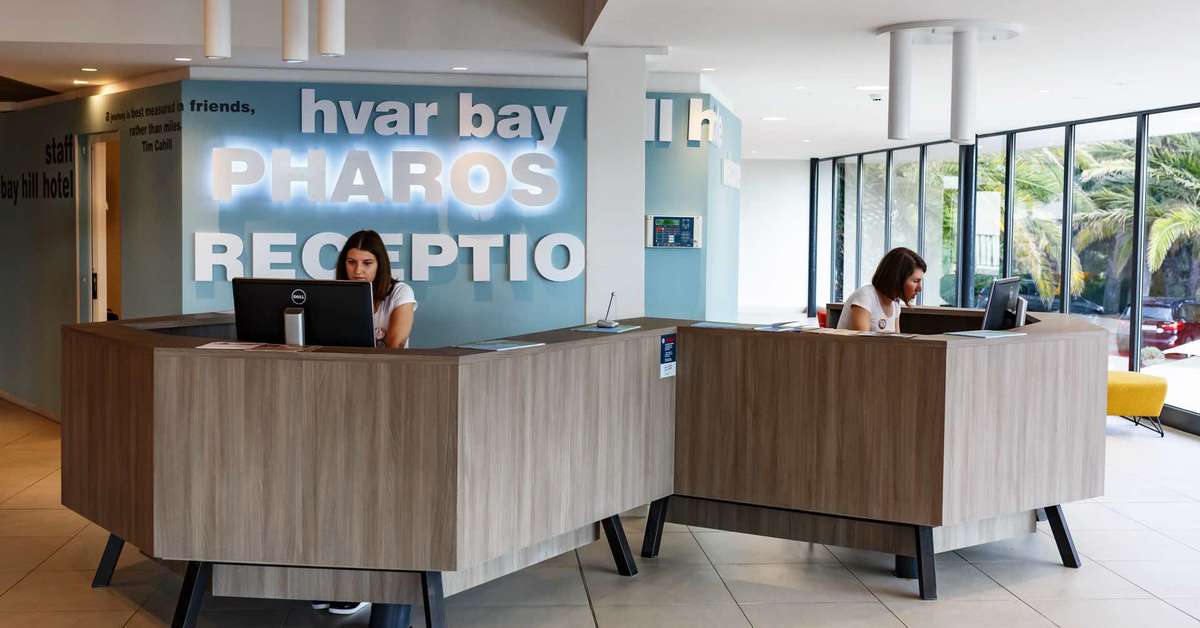 Een foto van de faciliteiten bij Pharos Hvar Bayhill Hotel