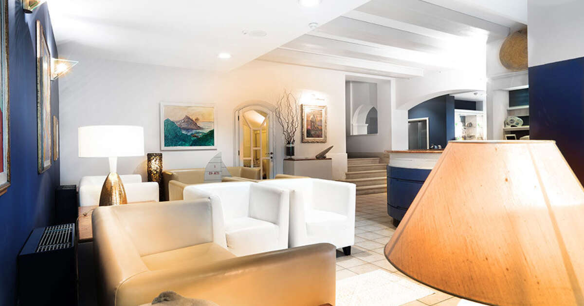 Een foto van het interieur van Hotel Riviera Castelsardo
