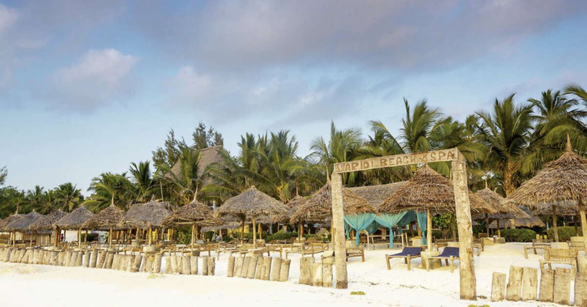 Een foto van het strand bij Waridi Beach Resort & Spa