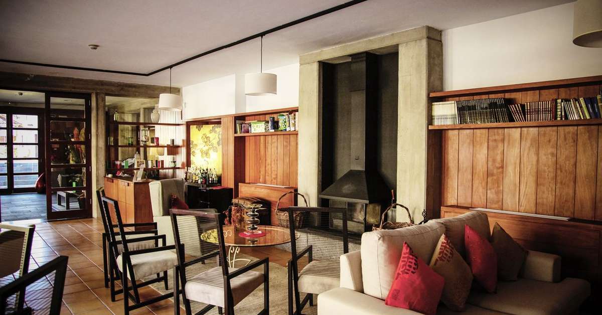 Een foto van het interieur van La Casona del Patio