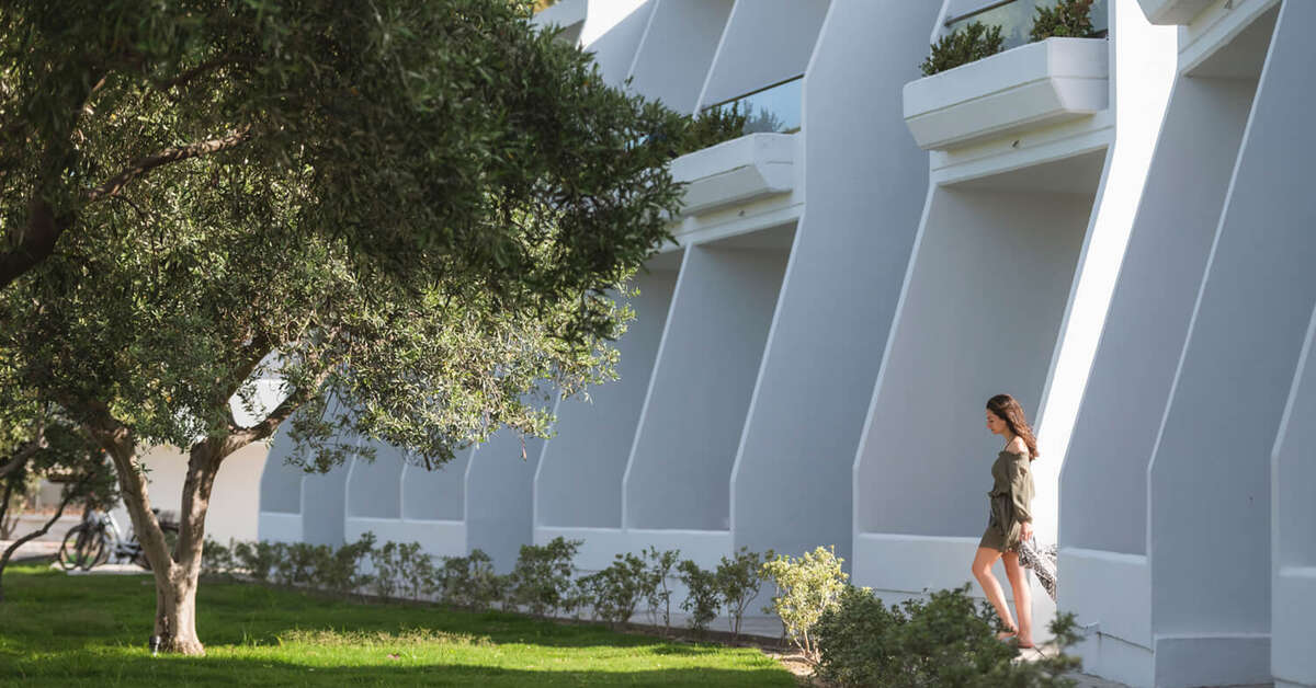 Een foto van de buitenkant van Smaragdi Kos Hotel