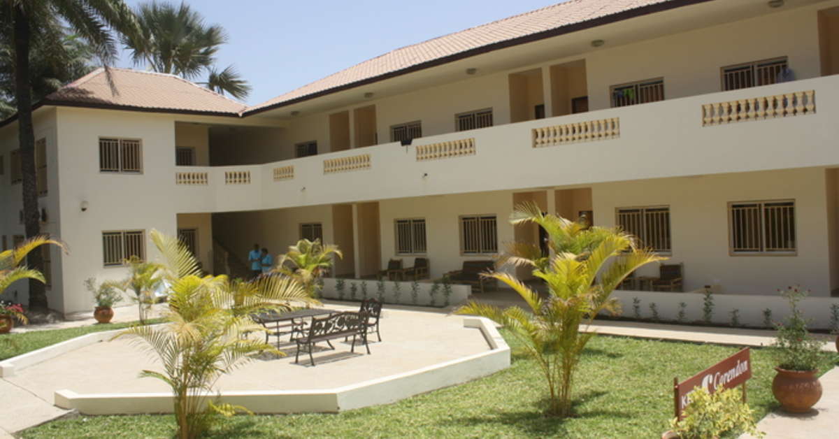 Een foto van de buitenkant van Bamboo Garden Hotel