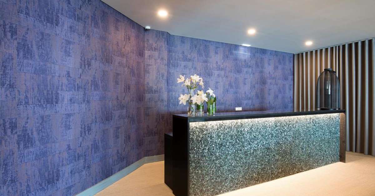 Een foto van het interieur van Hotel Baia Azul