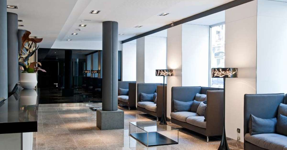 Een foto van het interieur van Catalonia Plaza Mayor