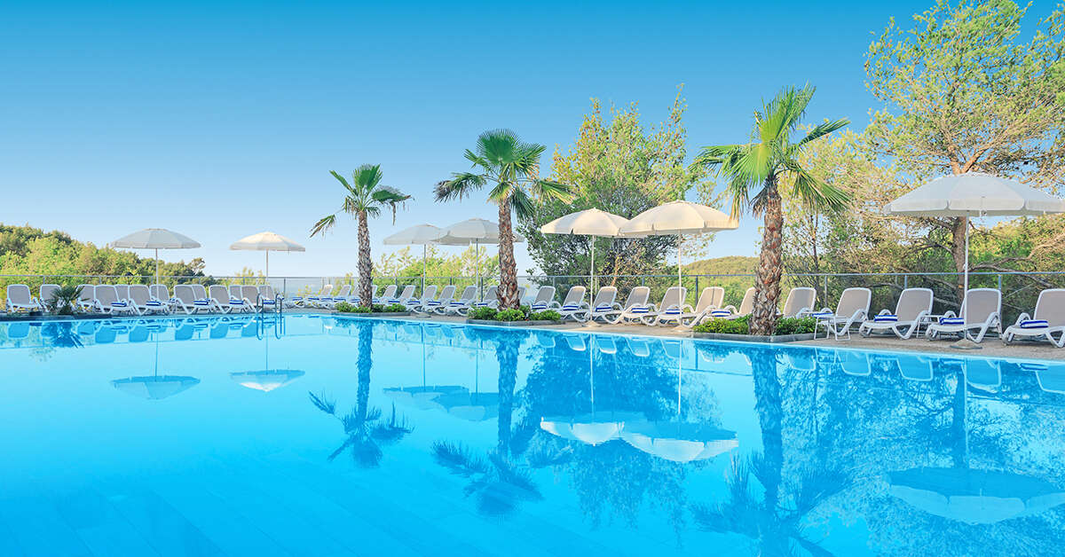 Een foto van een overzicht van Gava Waterman Milna Resort