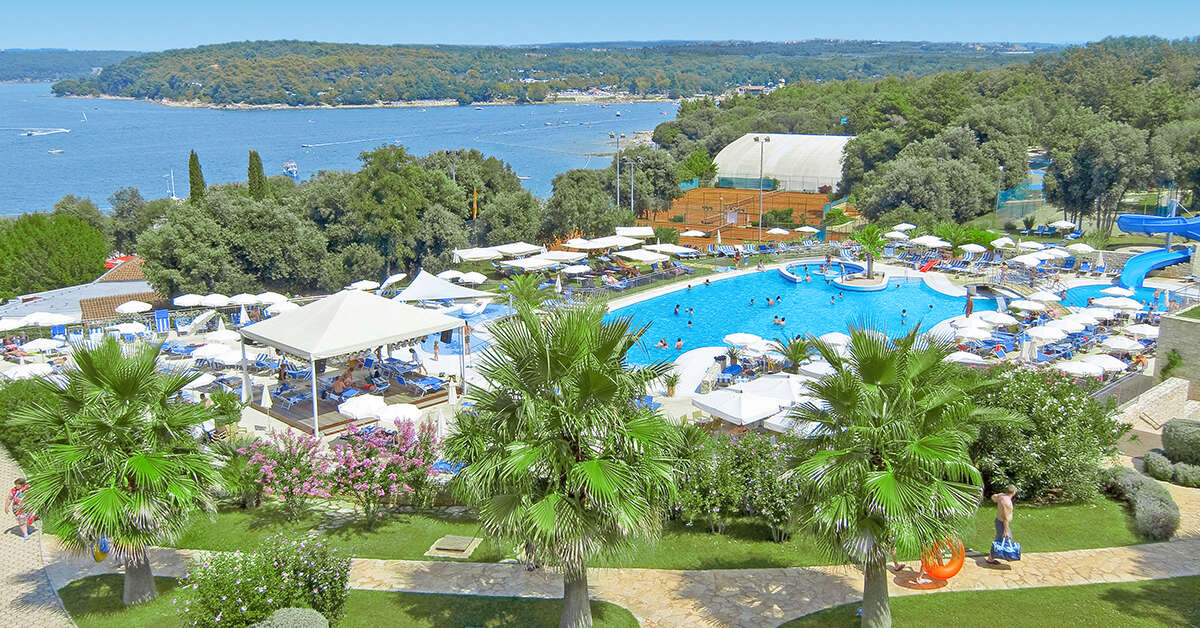 Een foto van het zwembad bij Valamar Club Tamaris & Residence