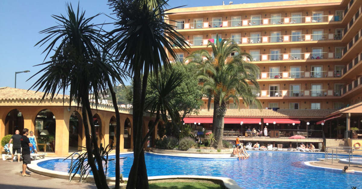 Een foto van het zwembad bij Hotel Luna Club