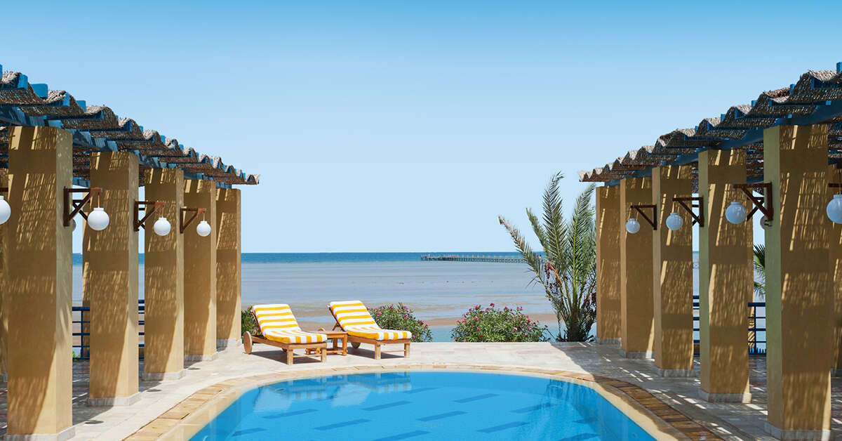Een foto van het zwembad bij Sheraton Miramar Resort El Gouna