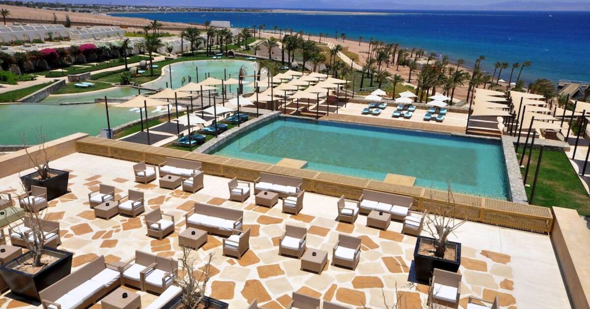 Een foto van een overzicht van Retac Qunay Dahab Resort