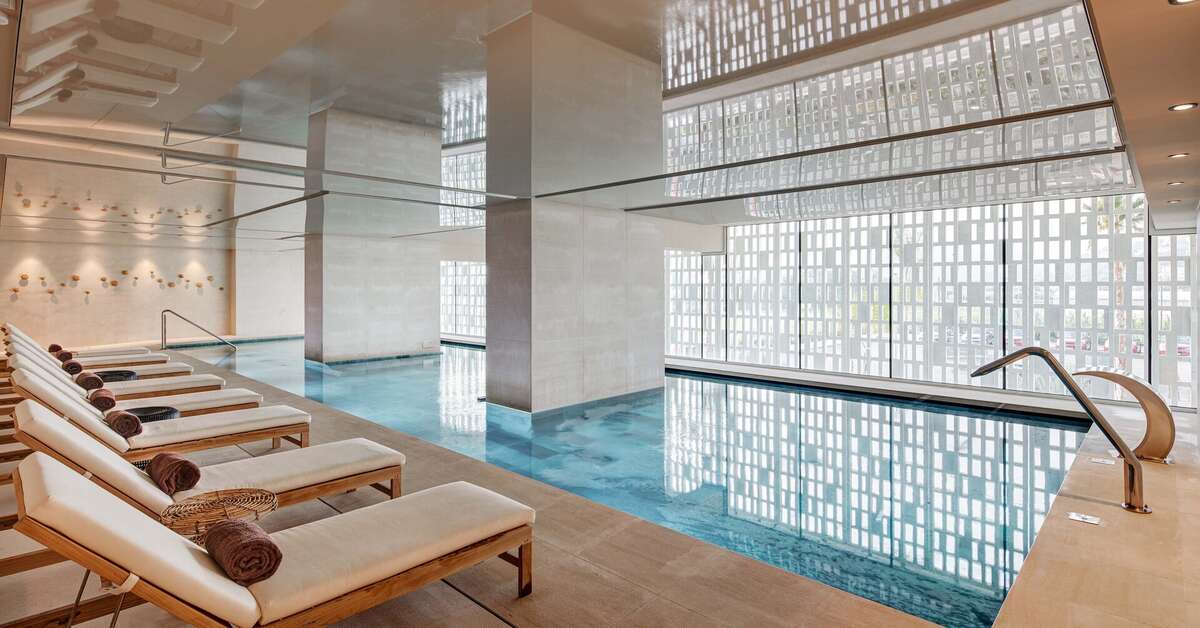 Een foto van het zwembad bij Atzavara Hotel & Spa