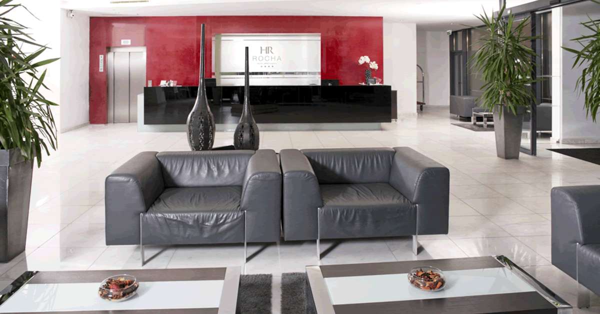 Een foto van het interieur van Hotel Da Rocha