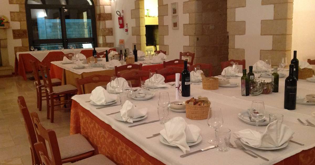 Een foto van de faciliteiten bij Masseria Stali
