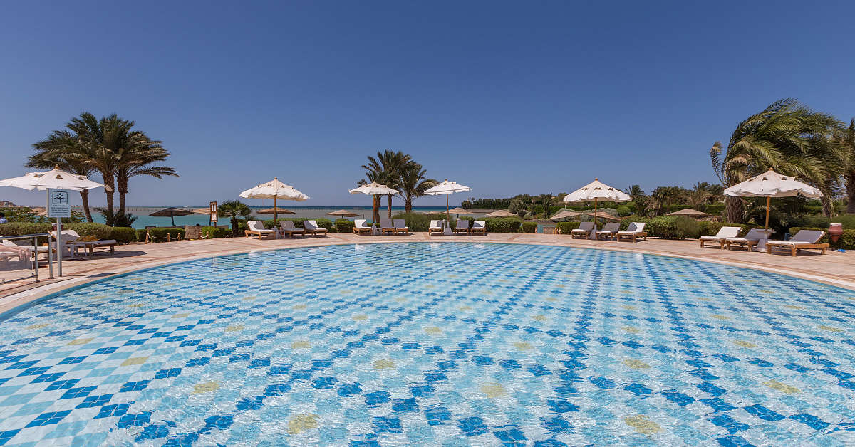 Een foto van het zwembad bij The Chedi El Gouna