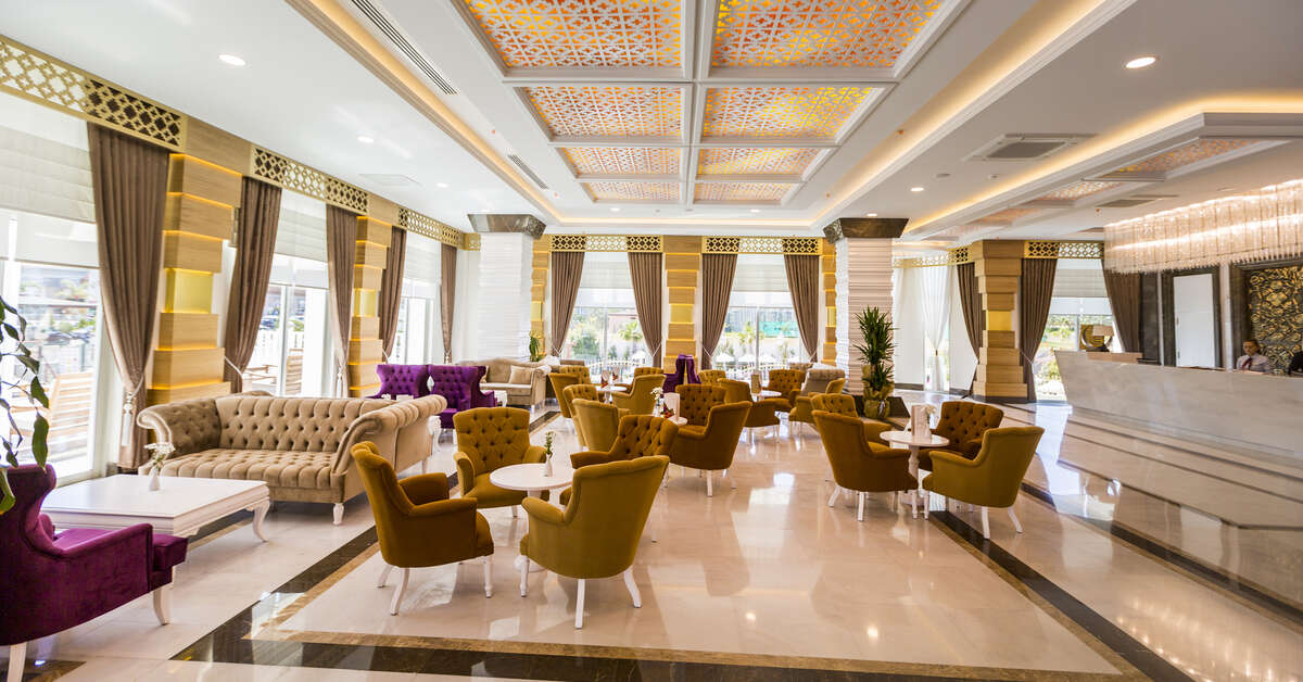 Een foto van het interieur van Side Royal Palace Hotel & Spa