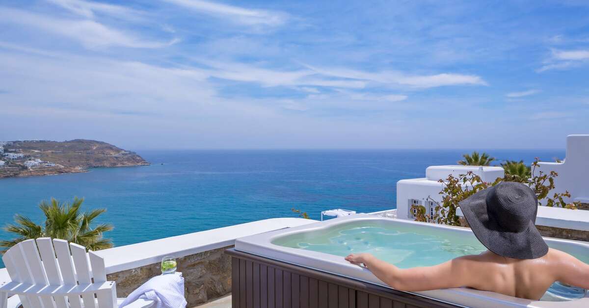 Een foto van de faciliteiten bij Pietra e Mare - Mykonos Moments Hotel