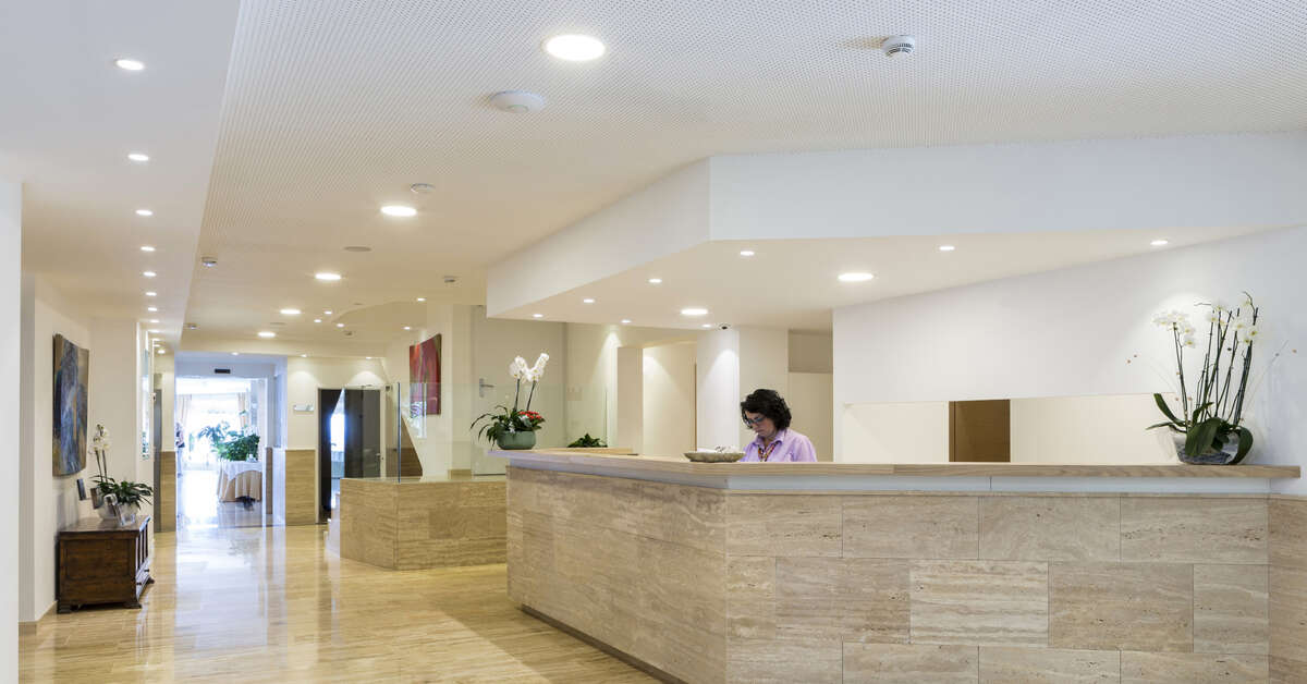Een foto van het interieur van Hotel Costa Brava