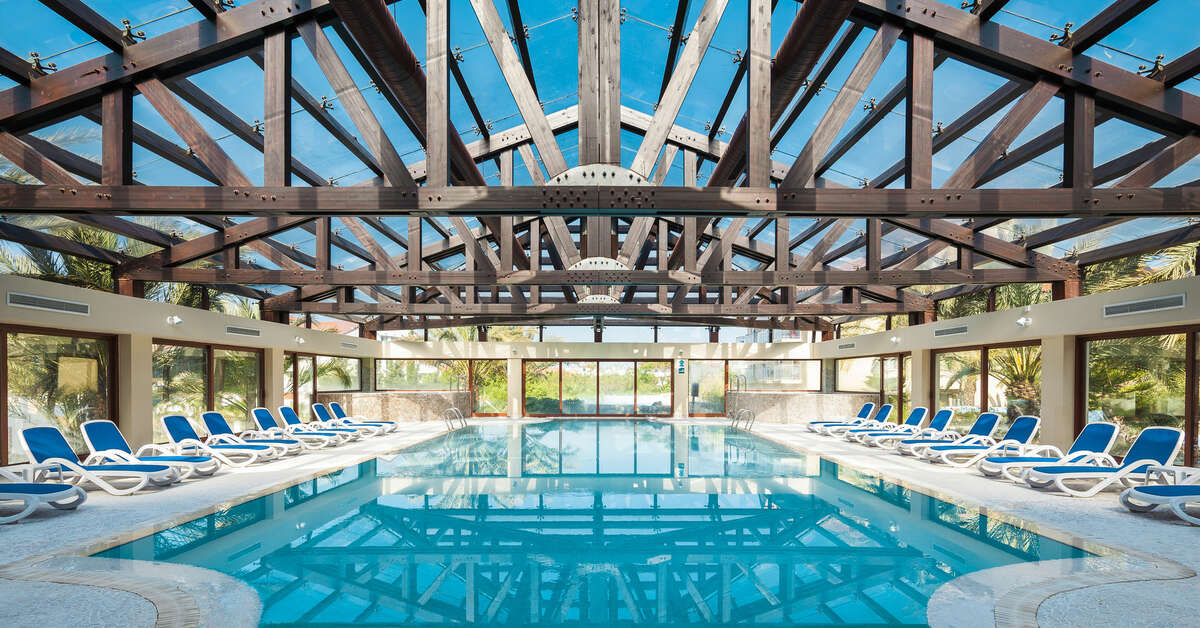 Ein Foto vom Pool im Club Grand Aqua