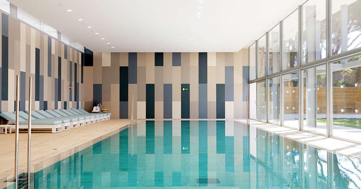 Ein Foto vom Pool im Diamant Hotel & Aparthotel