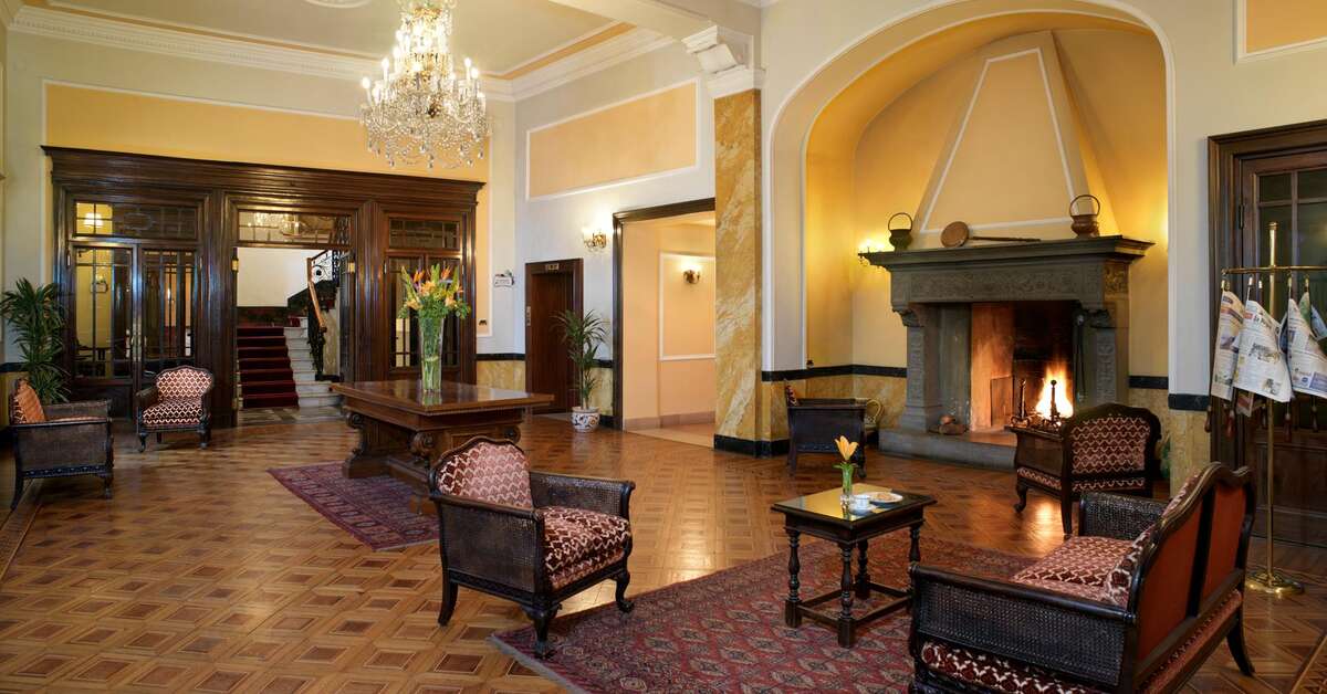 Een foto van het interieur van Hotel Sina Brufani