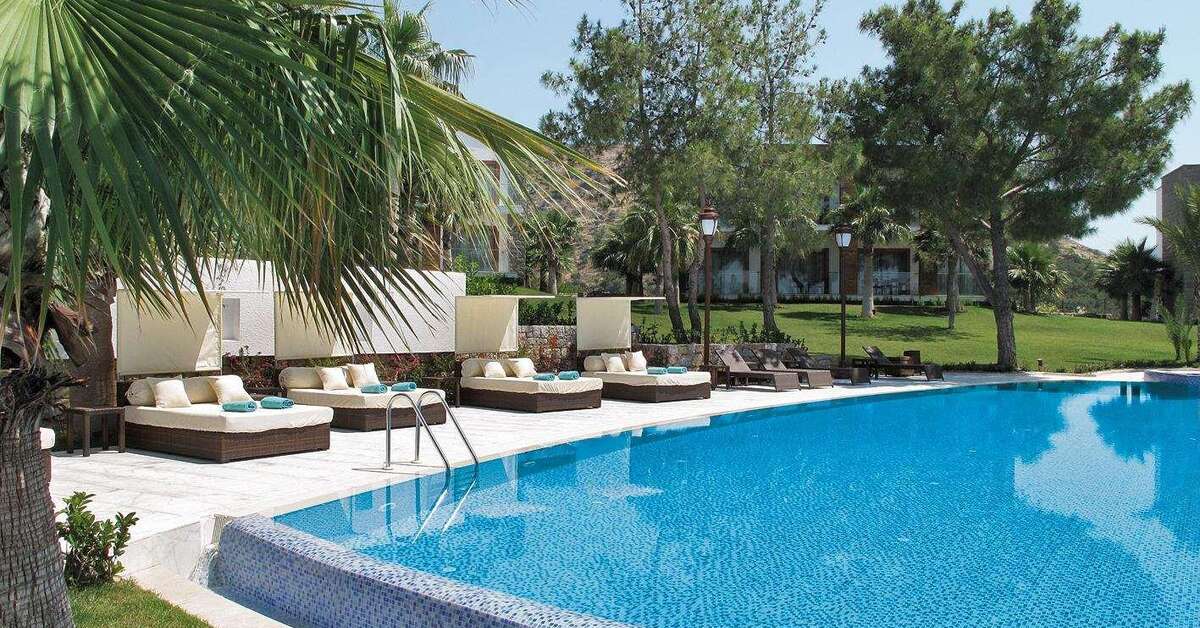 Een foto van het zwembad bij Hillstone Bodrum Hotel & Spa