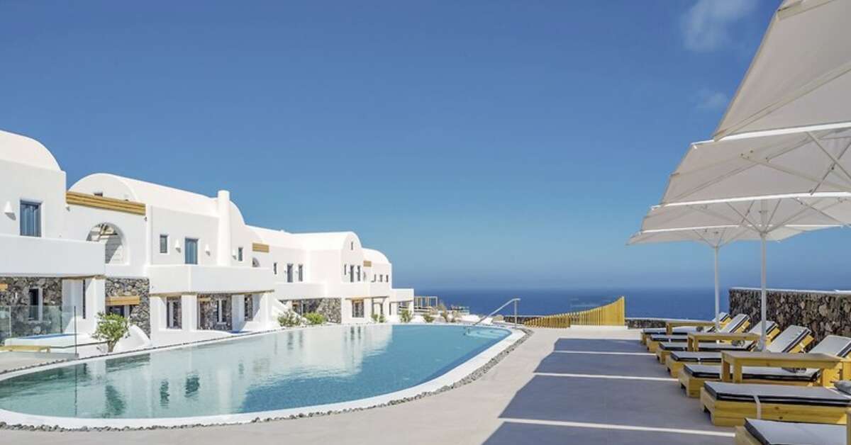 Een foto van het zwembad bij Elea Resort