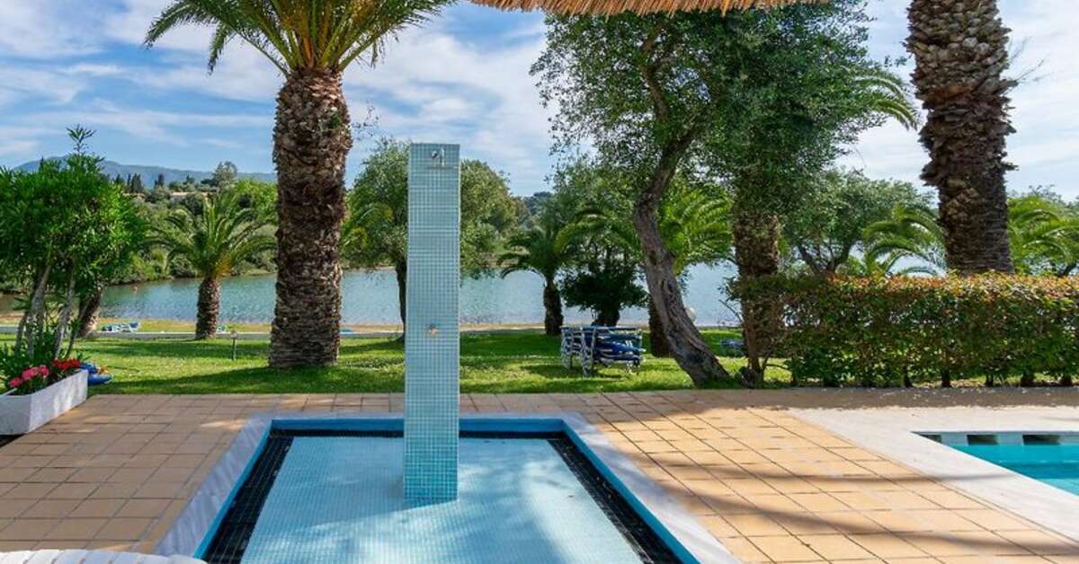 Een foto van de faciliteiten bij Govino Bay Corfu