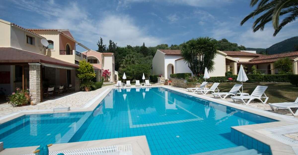 Ein Foto vom Pool im Villa Violetta