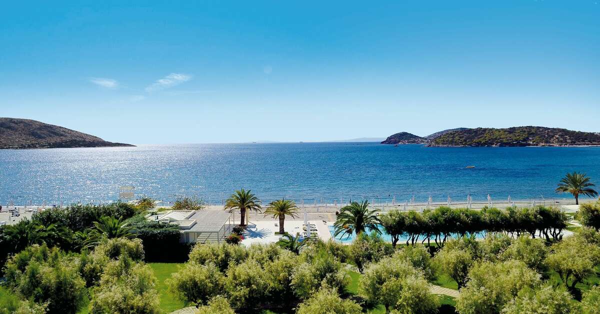 Een foto van het strand bij Hotel Plaza Resort