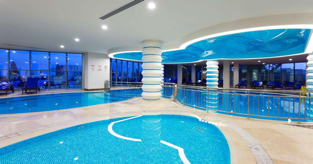Een foto van het zwembad bij Melas Resort Hotel