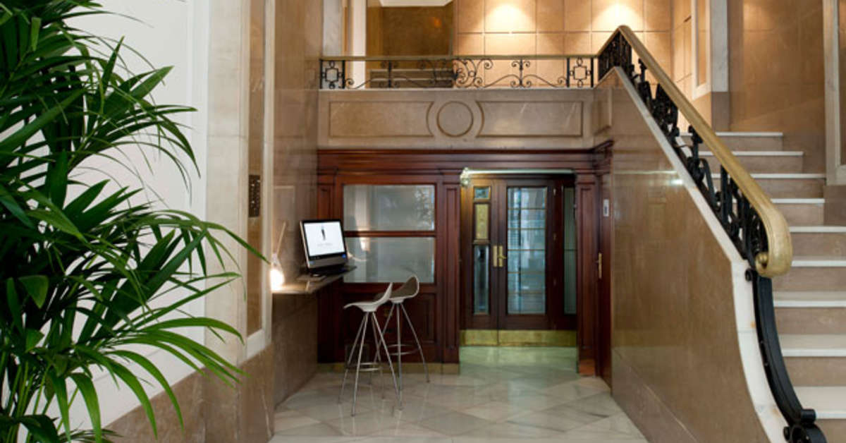 Een foto van het interieur van Eric Vökel Boutique Gran Via Suites
