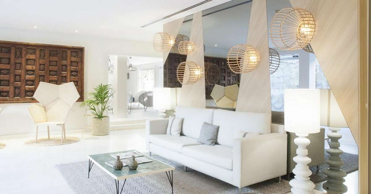 Een foto van het interieur van Hotel Ibersol Antemare Spa