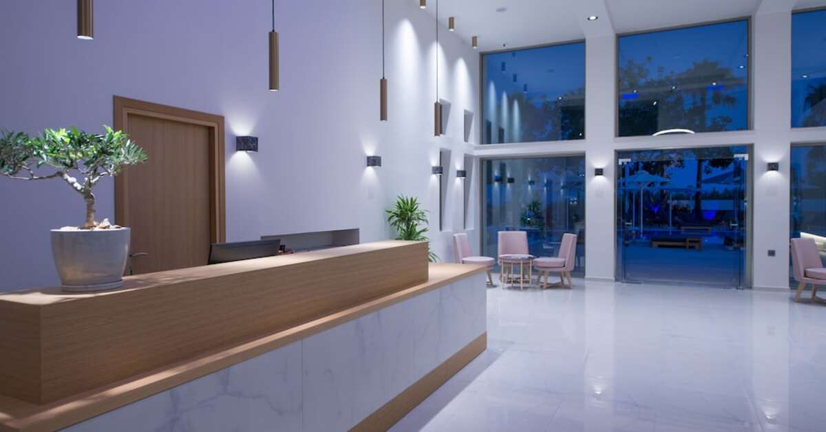Een foto van het interieur van CHC Imperial Palace