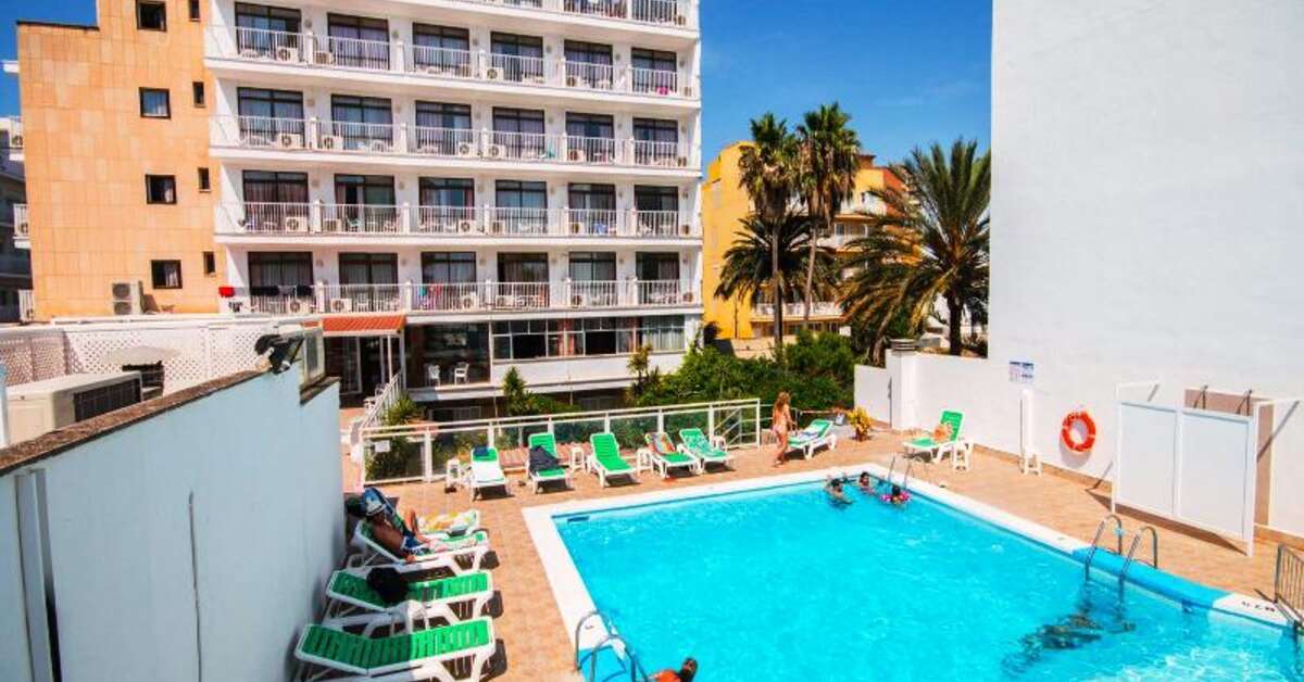 Een foto van een overzicht van Hotel Amic Miraflores