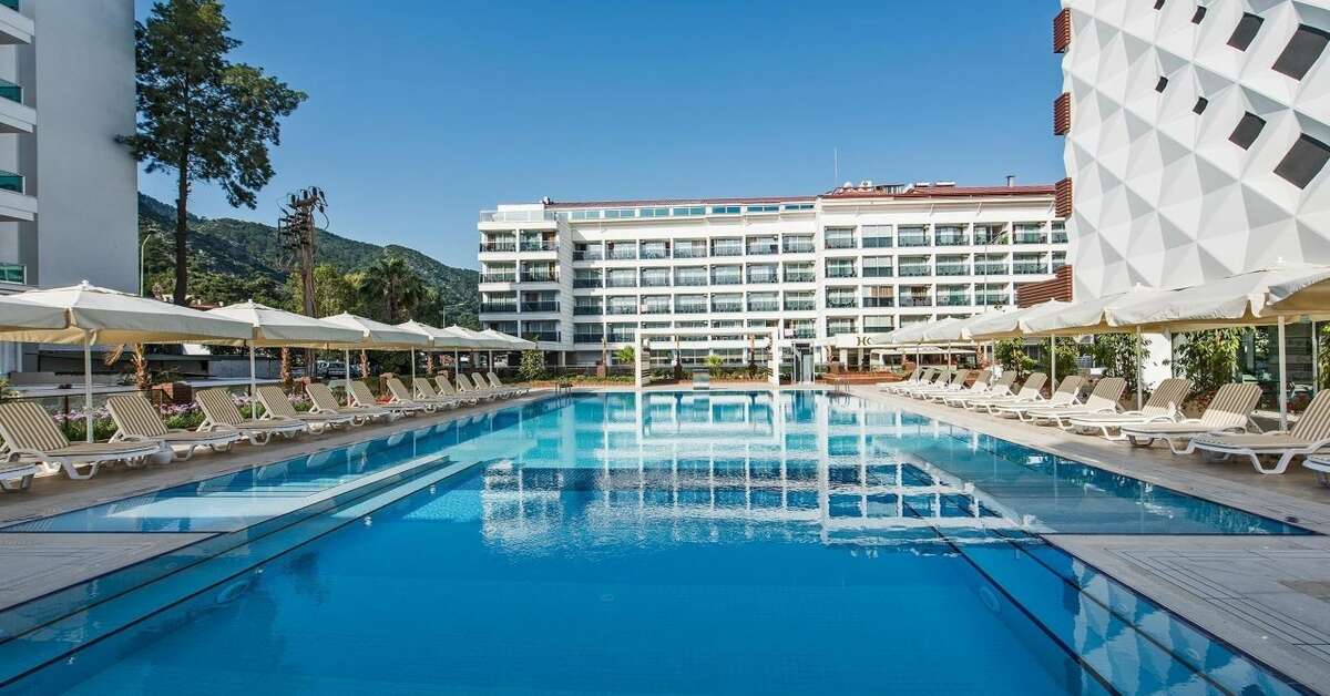 Een foto van het zwembad bij Elite World Marmaris Hotel
