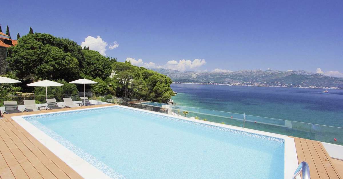 Een foto van een overzicht van Kalamota Beach House