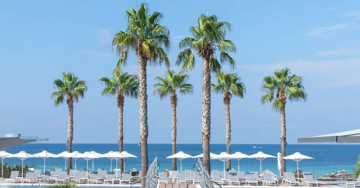 Een foto van het zwembad bij Hotel Potidea Palace