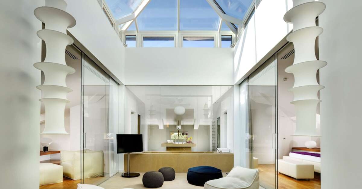 Een foto van het interieur van Palazzo Montemartini