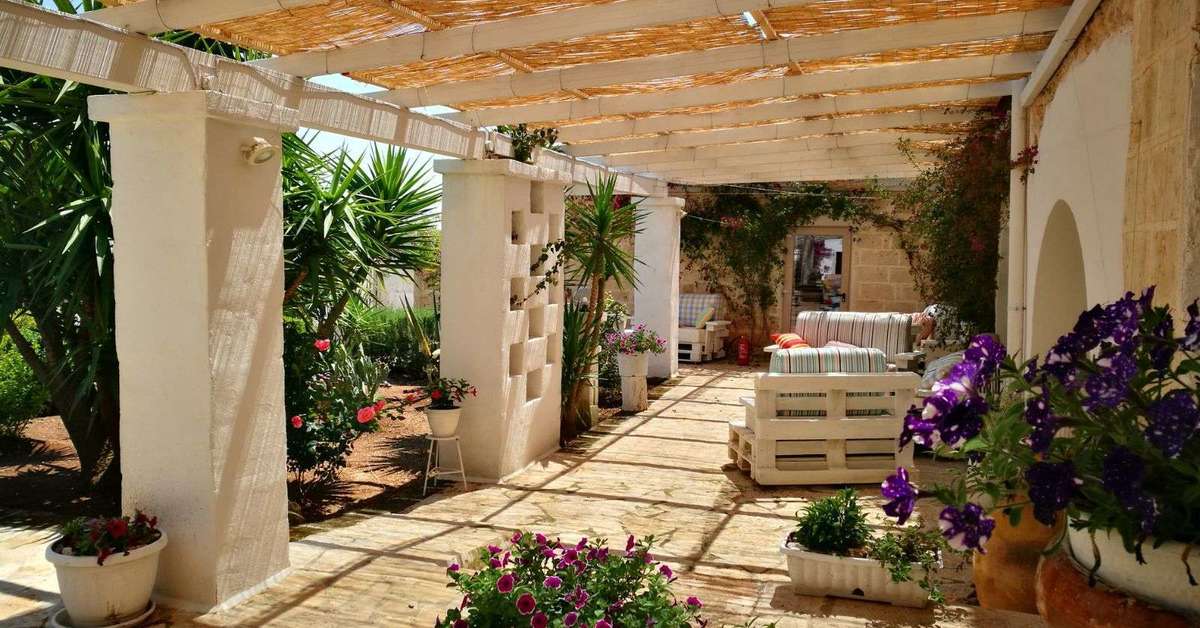 Een foto van het terras bij Tenuta Mazzetta Agriturismo
