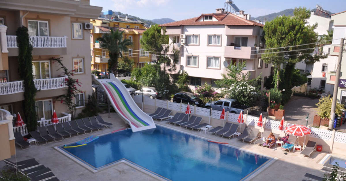 Ein Foto vom Pool im Isla Apart