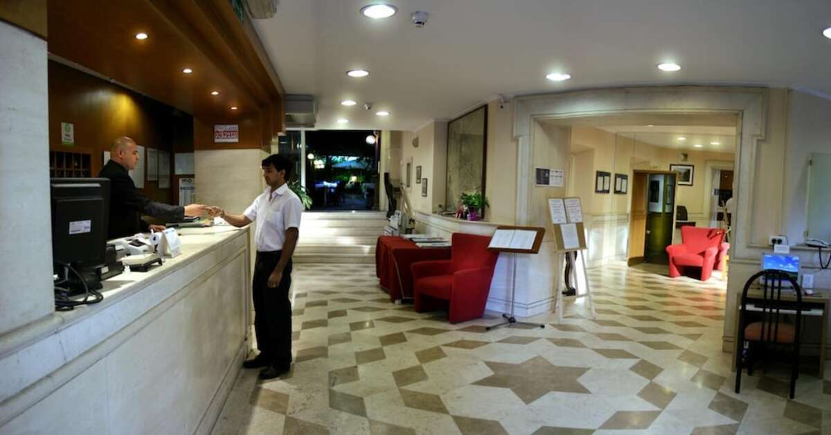 Ein Foto vom Innenbereich im Hotel Delle Muse
