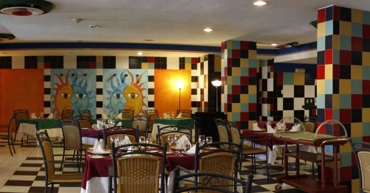 Een foto van het interieur van Occidental Arenas Blancas