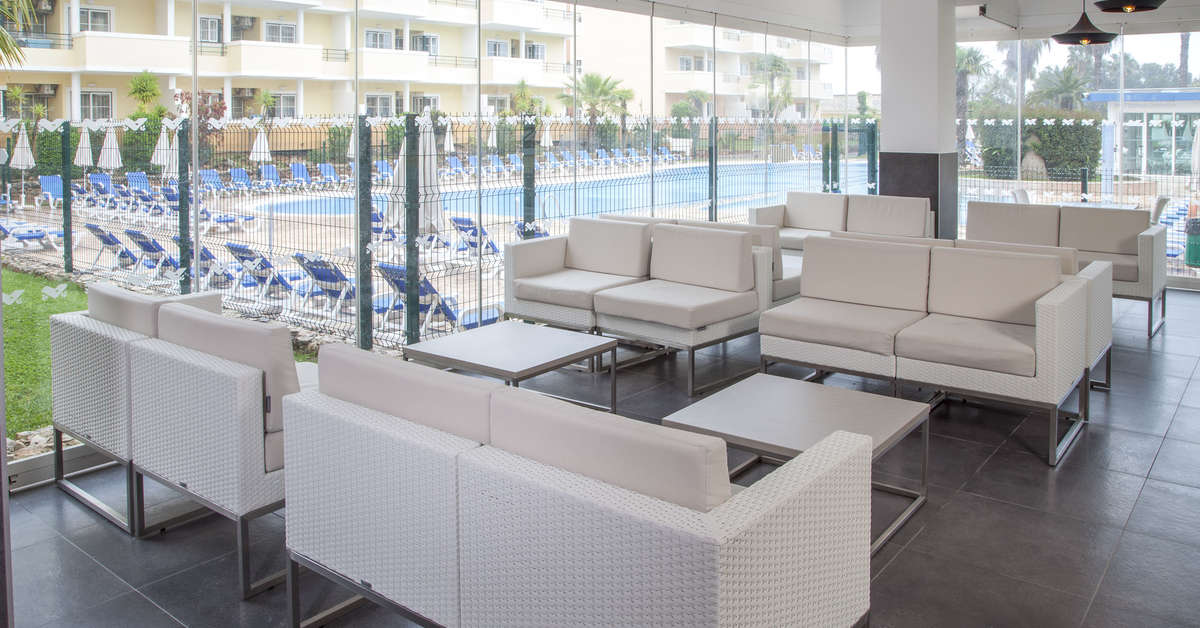 Een foto van het interieur van Appartementen Vitor's Plaza
