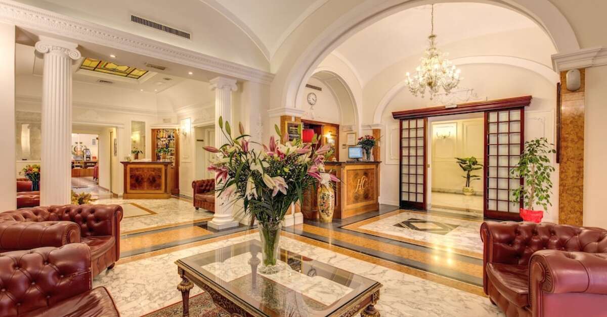 Een foto van het interieur van Hotel Contilia