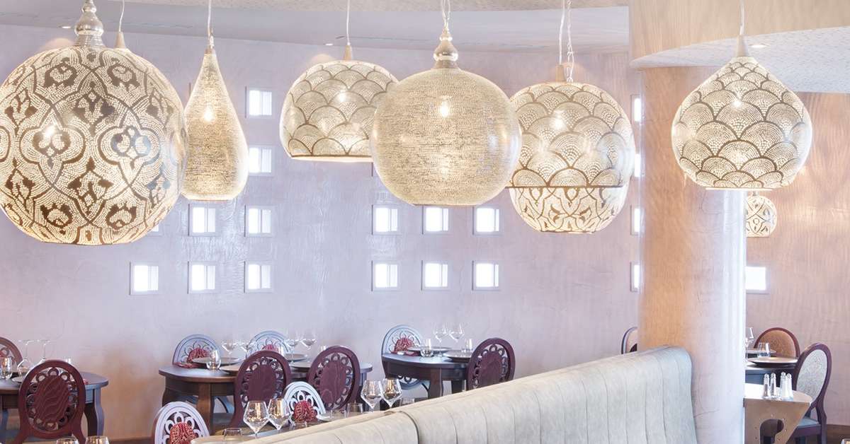 Een foto van het interieur van Le Hameau Du Kashmir