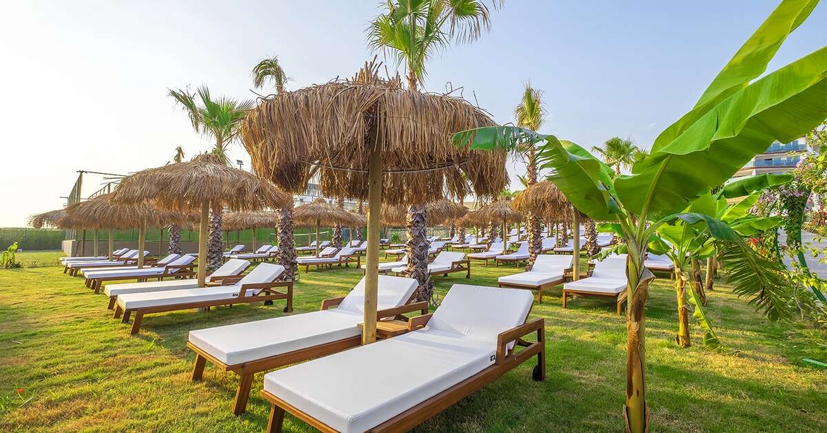 Een foto van het terras bij Rubi Platinum Sign