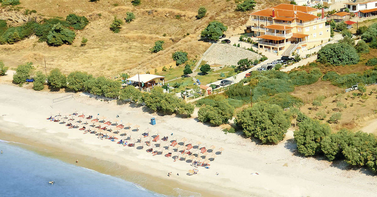 Een foto van een overzicht van Grand Beach