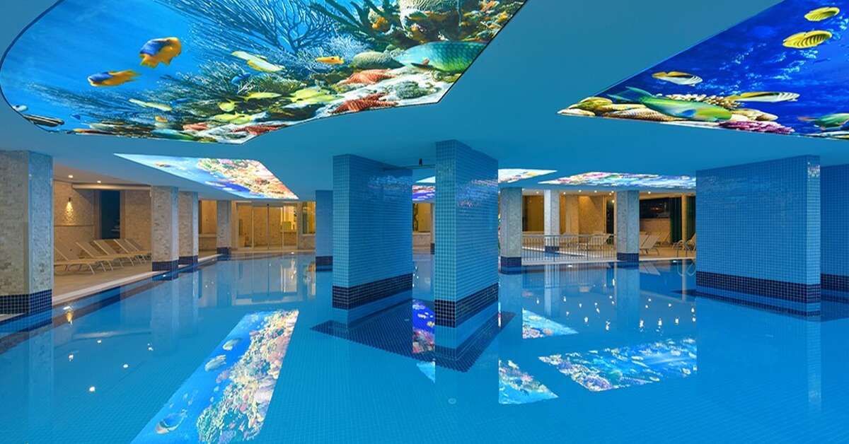 Een foto van het zwembad bij Hotel Asia Beach