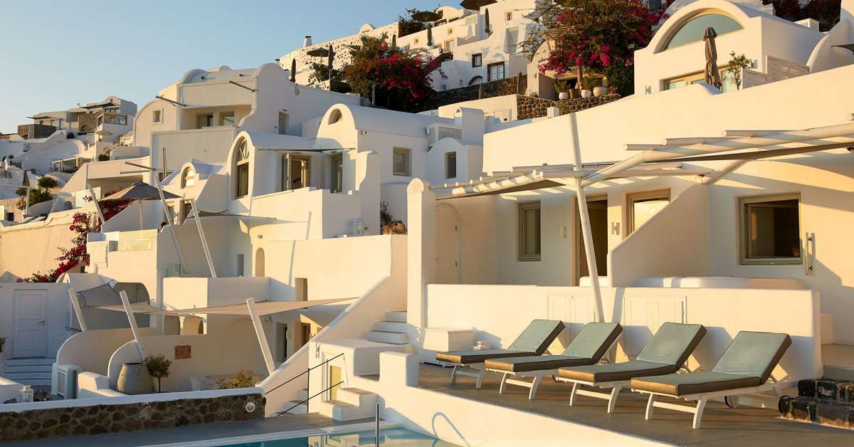 Ein Foto vom Pool im La Perla Villas & Suites