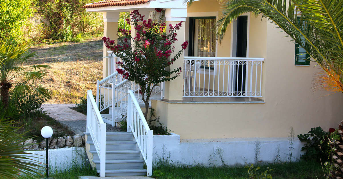 Een foto van de buitenkant van Mediterranean Blue Resort